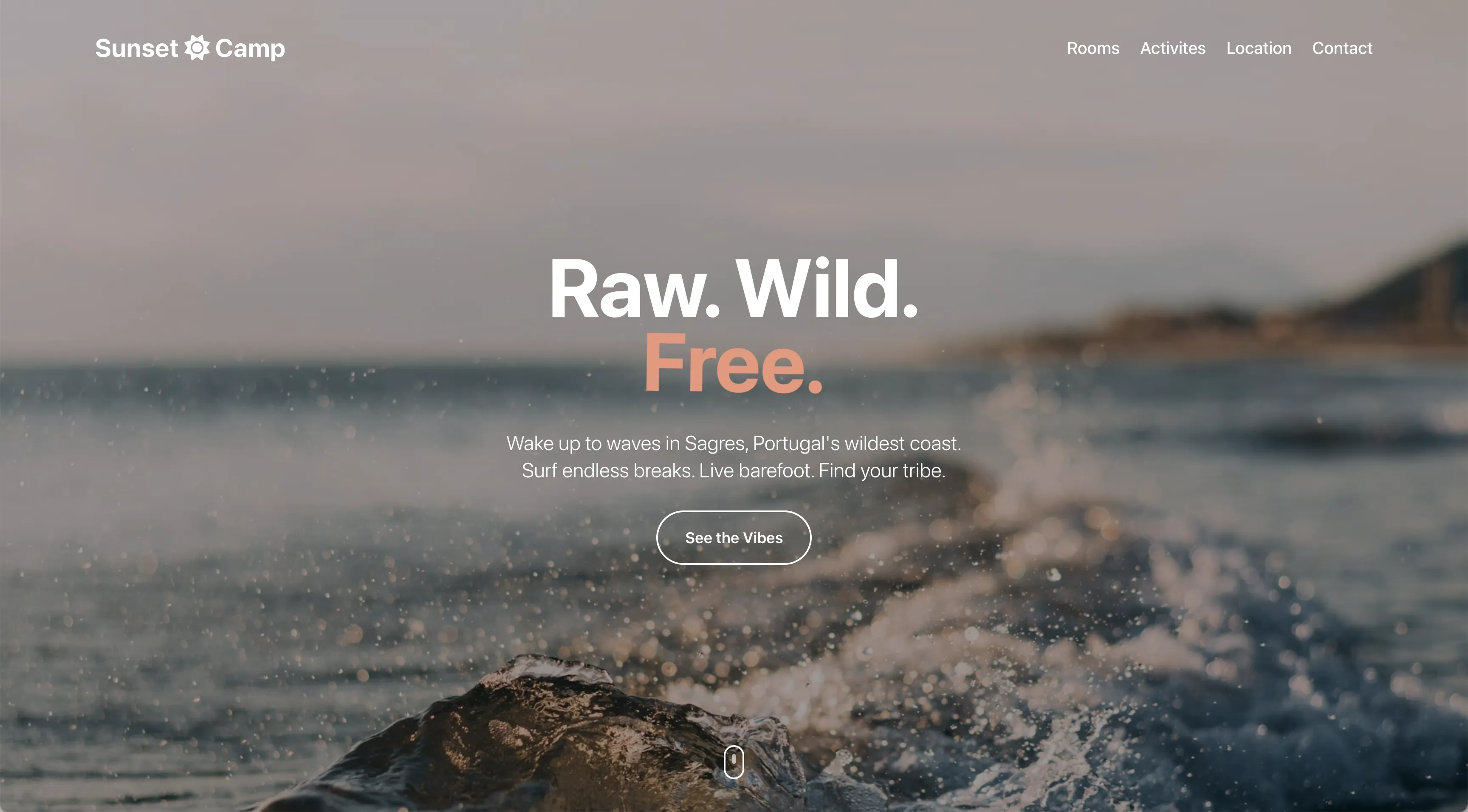 Preview of Surf camp template